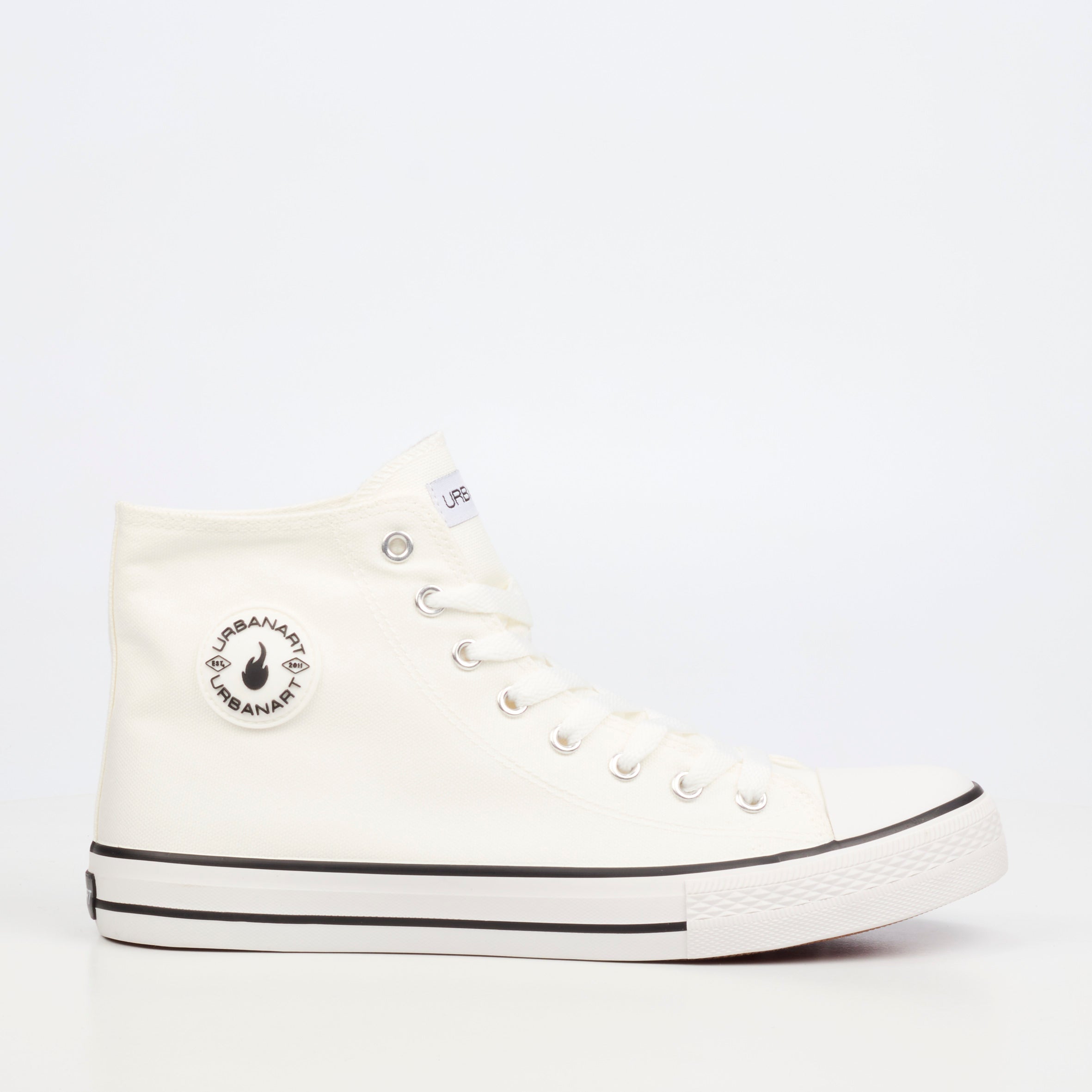 Urbanart Dare 5 Canvas Sneaker - White (ladies) footwear UBRT