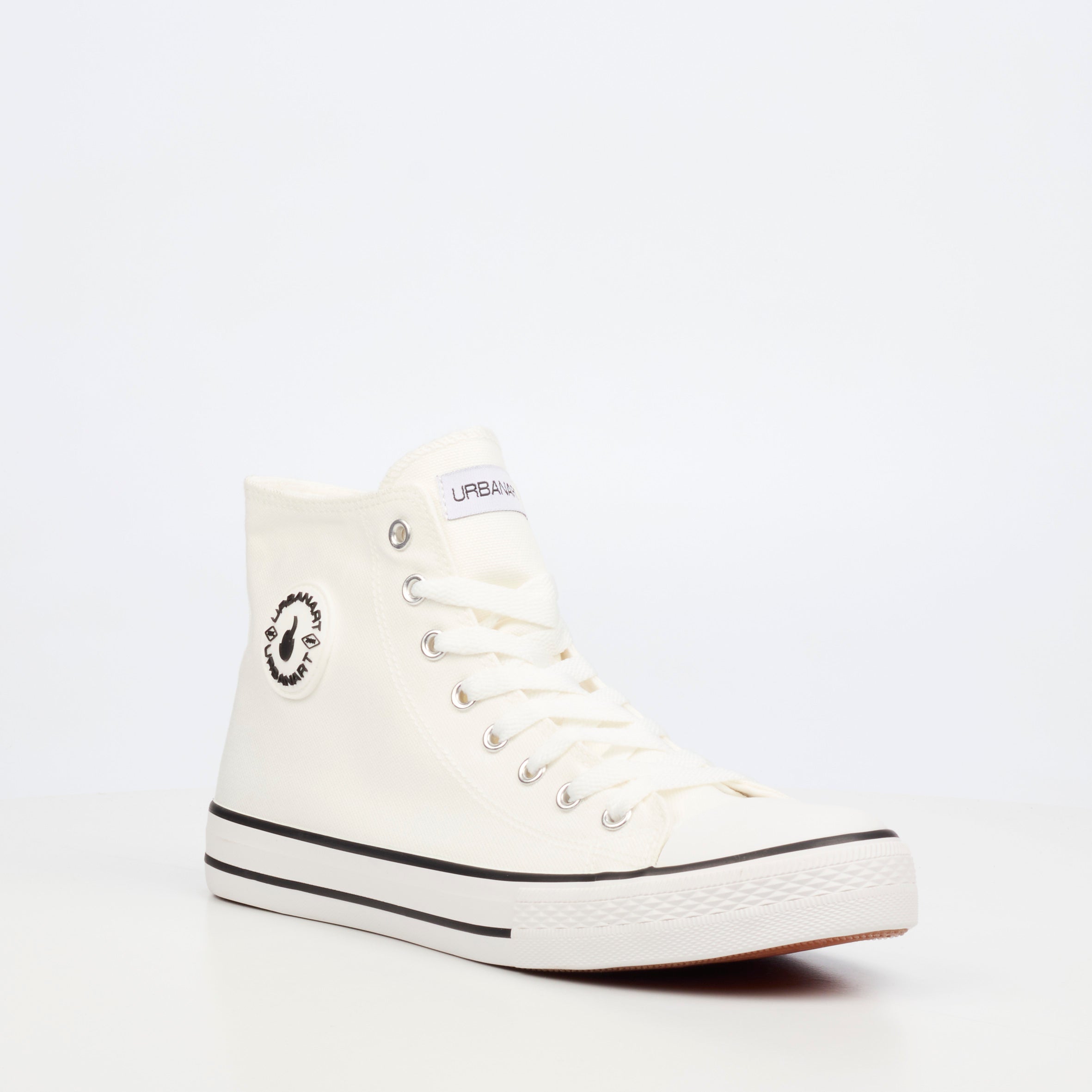 Urbanart Dare 5 Canvas Sneaker - White (ladies) footwear UBRT