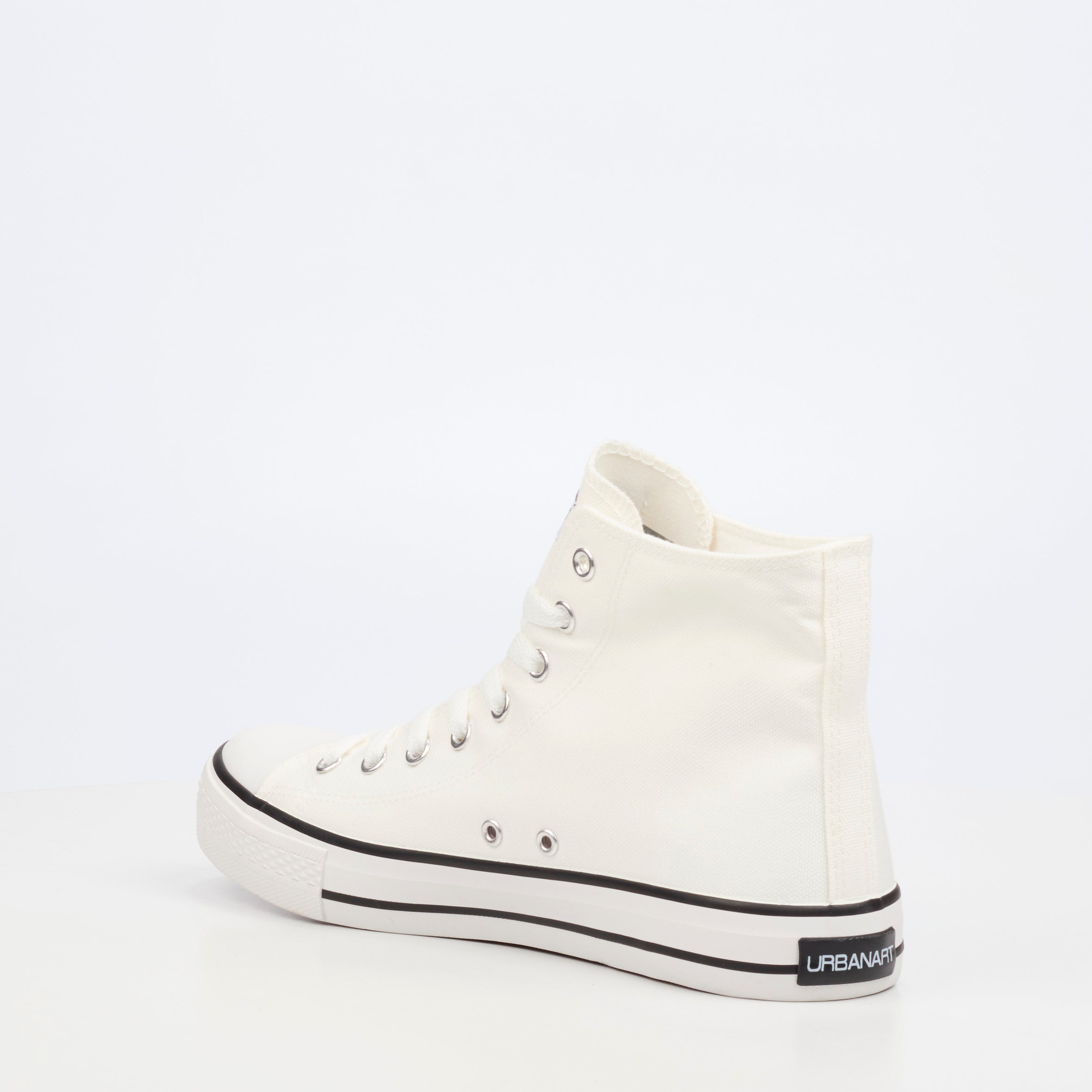 Urbanart Dare 5 Canvas Sneaker - White (ladies) footwear UBRT