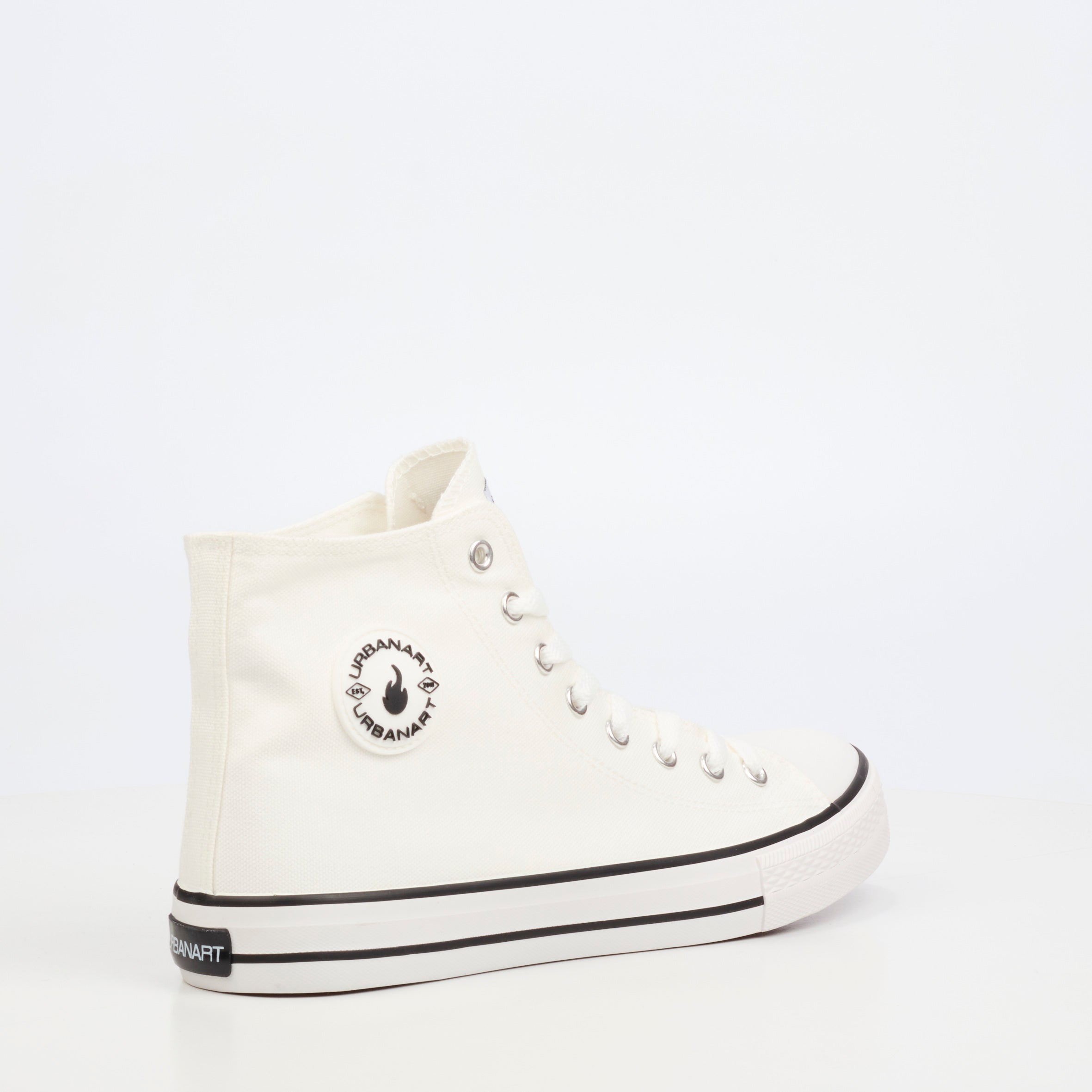 Urbanart Dare 5 Canvas Sneaker - White (ladies) footwear UBRT