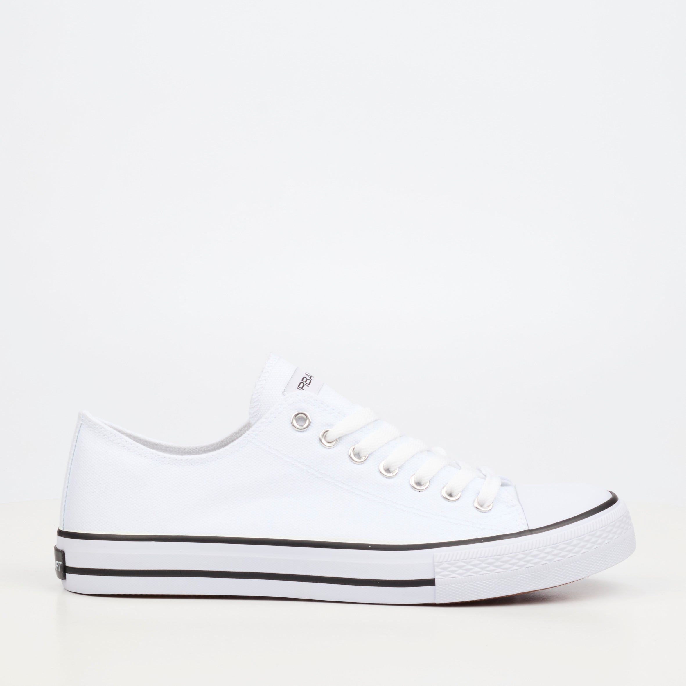 Urbanart Dare 6 Canvas Sneaker - White(ladies) footwear UBRT
