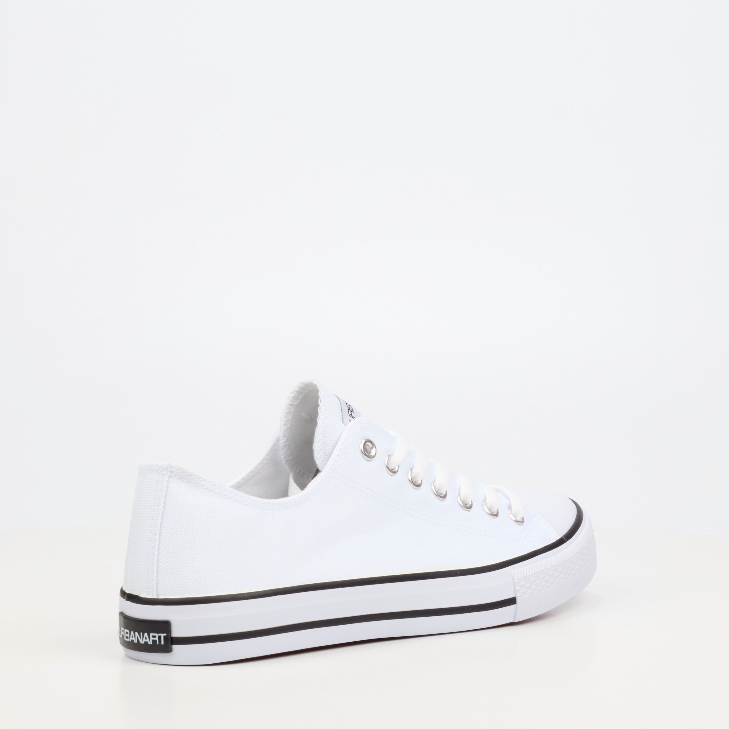 Urbanart Dare 6 Canvas Sneaker - White(ladies) footwear UBRT