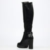 Miss Black Darling 11 High Boot - Black footwear Miss Black