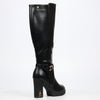 Miss Black Darling 11 High Boot - Black footwear Miss Black