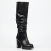 Miss Black Darling 12 High Boot - Black footwear Miss Black
