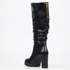 Miss Black Darling 12 High Boot - Black footwear Miss Black