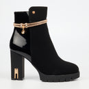Miss Black Darling 1 Ankle Boot - Black footwear Miss Black