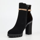 Miss Black Darling 1 Ankle Boot - Black footwear Miss Black