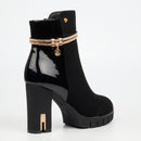 Miss Black Darling 1 Ankle Boot - Black footwear Miss Black