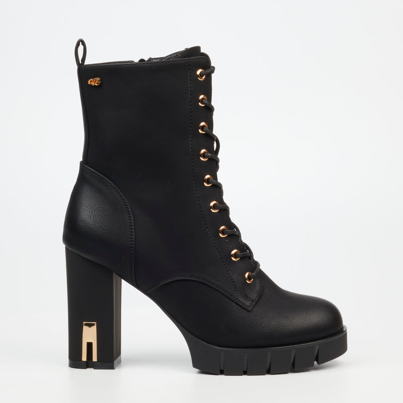 Miss Black Darling 2 Ankle Boot - Black footwear Miss Black