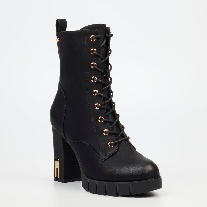 Miss Black Darling 2 Ankle Boot - Black footwear Miss Black