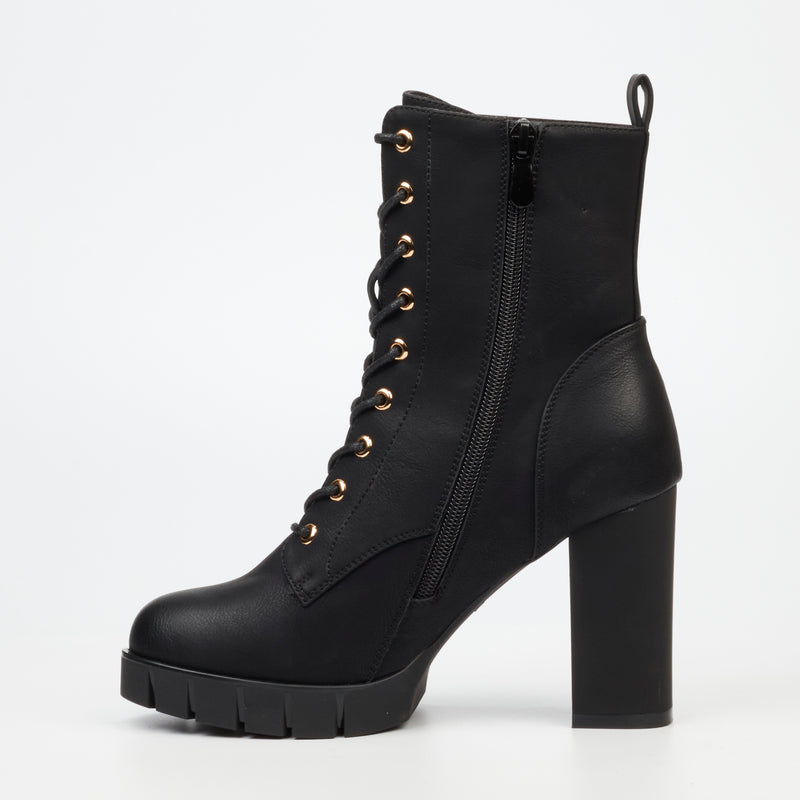 Miss Black Darling 2 Ankle Boot - Black footwear Miss Black