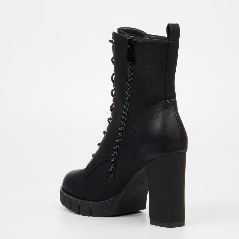 Miss Black Darling 2 Ankle Boot - Black footwear Miss Black