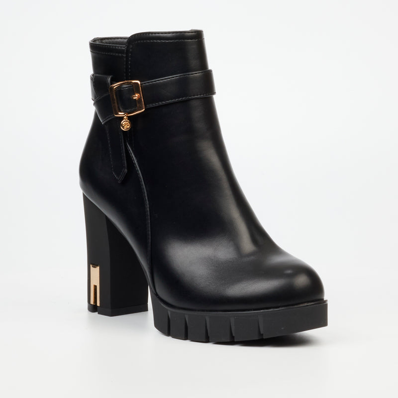 Miss Black Darling 3 Ankle Boot - Black footwear Miss Black