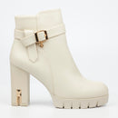 Miss Black Darling 3 Ankle Boot - Bone footwear Miss Black