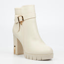 Miss Black Darling 3 Ankle Boot - Bone footwear Miss Black