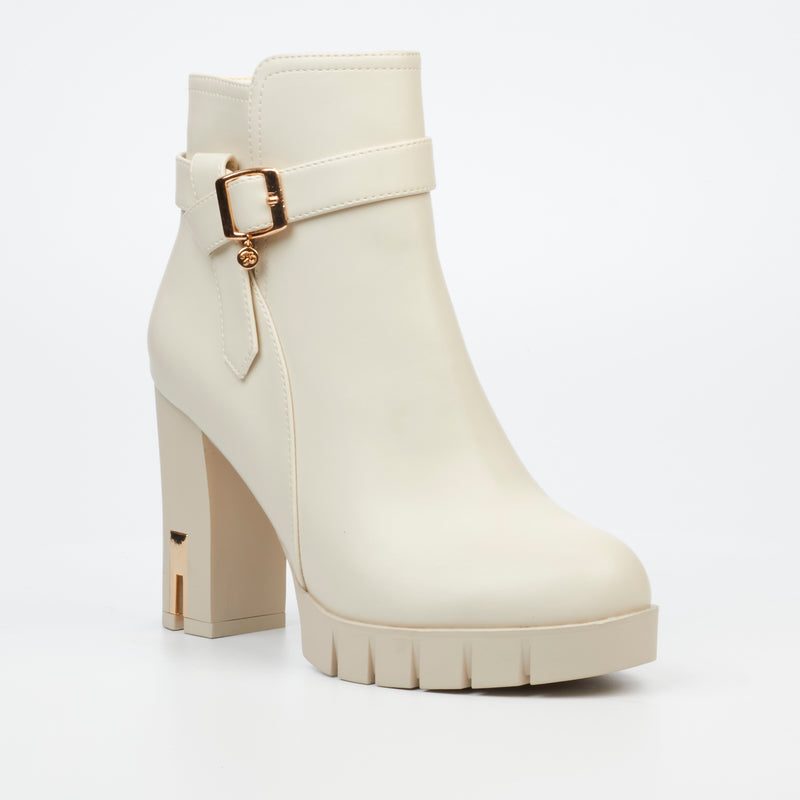 Miss Black Darling 3 Ankle Boot - Bone footwear Miss Black