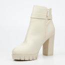 Miss Black Darling 3 Ankle Boot - Bone footwear Miss Black