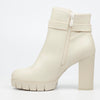 Miss Black Darling 3 Ankle Boot - Bone footwear Miss Black
