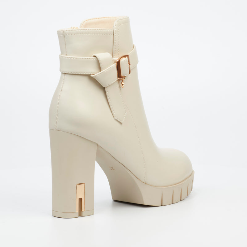 Miss Black Darling 3 Ankle Boot - Bone footwear Miss Black