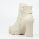 Miss Black Darling 3 Ankle Boot - Bone footwear Miss Black