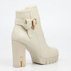 Miss Black Darling 3 Ankle Boot - Bone footwear Miss Black