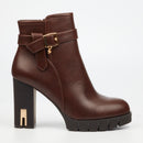 Miss Black Darling 3 Ankle Boot - Chocolate footwear Miss Black