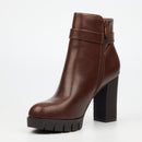 Miss Black Darling 3 Ankle Boot - Chocolate footwear Miss Black