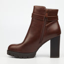 Miss Black Darling 3 Ankle Boot - Chocolate footwear Miss Black