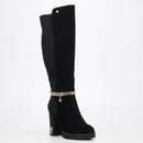 MIss Black Darling 6 High Boot - Black