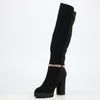 MIss Black Darling 6 High Boot - Black footwear Miss Black