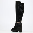 MIss Black Darling 6 High Boot - Black