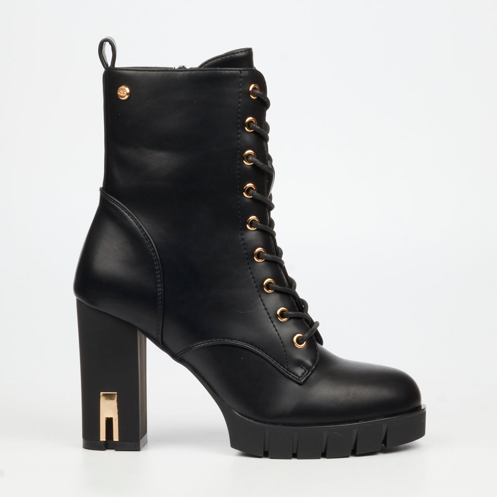 Miss Black Darling 8 Ankle Boot - Black footwear Miss Black