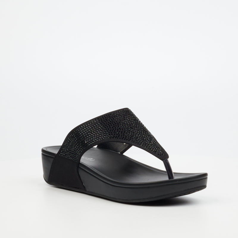 Butterfly Feet Daya 1 Sandal - Black footwear Butterfly Feet   