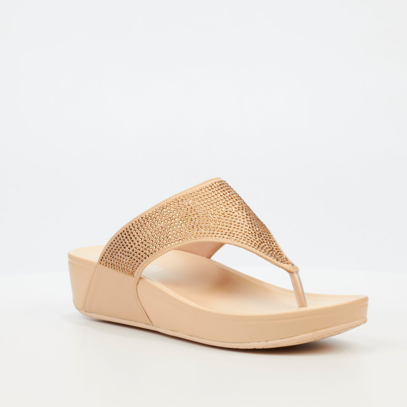 Butterfly Feet Daya 1 Sandal - Champagne footwear Butterfly Feet   