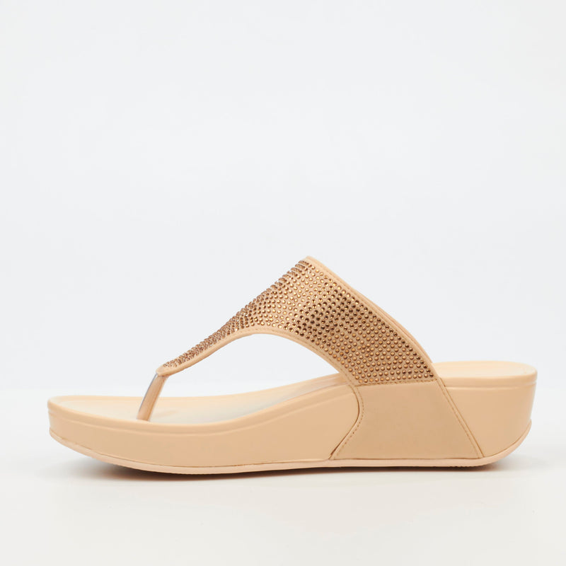 Butterfly Feet Daya 1 Sandal - Champagne footwear Butterfly Feet   