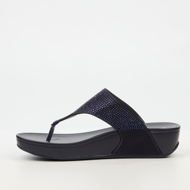 Butterfly Feet Daya 1 Sandal - Navy footwear Butterfly Feet   