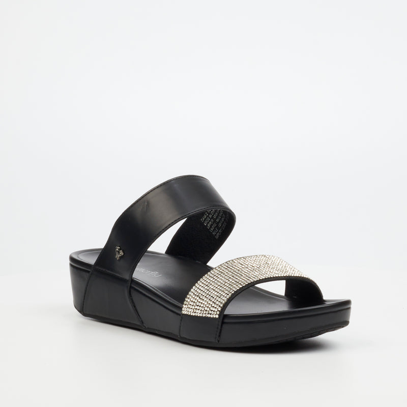 Butterfly Feet Daya 2 Sandal - Black footwear Butterfly Feet   