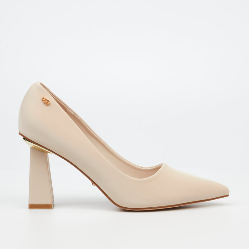 Miss Black Dayla 1 Court - Beige footwear Miss Black