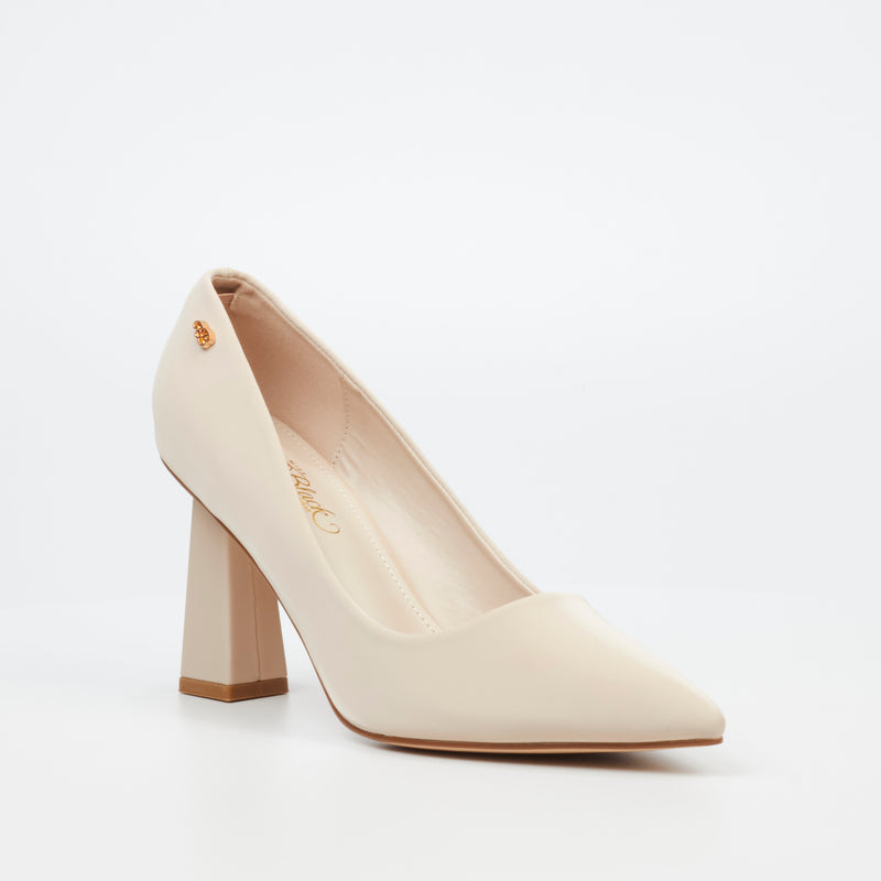 Miss Black Dayla 1 Court - Beige footwear Miss Black