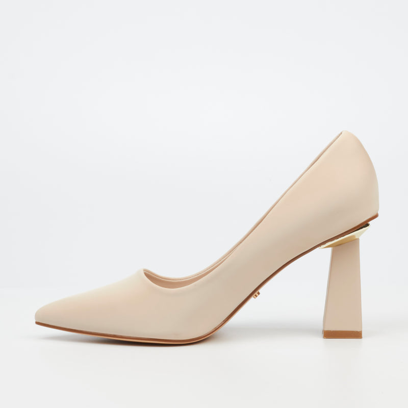 Miss Black Dayla 1 Court - Beige footwear Miss Black