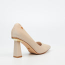Miss Black Dayla 1 Court - Beige footwear Miss Black