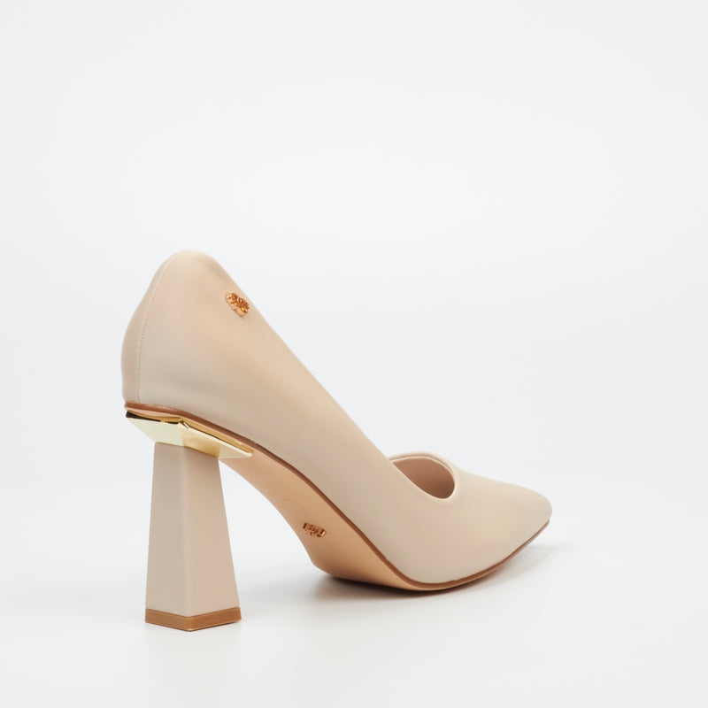 Miss Black Dayla 1 Court - Beige footwear Miss Black