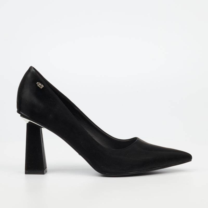 Miss Black Dayla 1 Court - Black footwear Miss Black