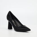 Miss Black Dayla 1 Court - Black footwear Miss Black