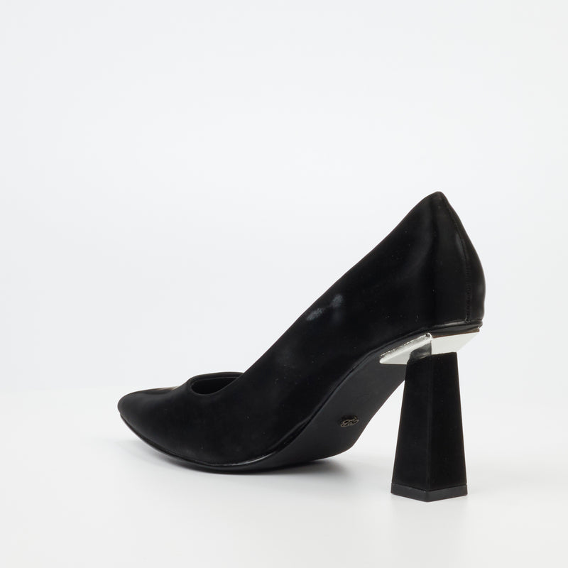 Miss Black Dayla 1 Court - Black footwear Miss Black