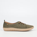 Butterfly Feet Dayna 1 Pump - Olive footwear Butterfly Feet