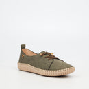 Butterfly Feet Dayna 1 Pump - Olive footwear Butterfly Feet