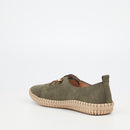 Butterfly Feet Dayna 1 Pump - Olive footwear Butterfly Feet