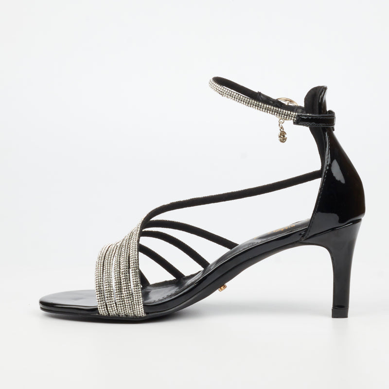 Miss Black Dazz 1 Heel- Black